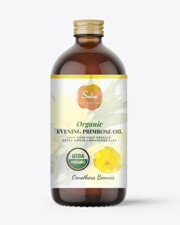 Sulu Organics Evening Primrose Oil-Usda Organic Cold Pressed Unrefined Virgin (16 Fl.Oz)