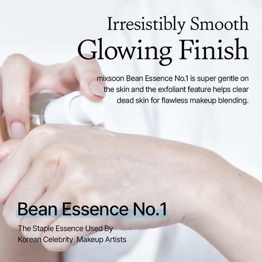 Mixsoon Bean Essence Exfoliating Hydrating Korean Skin Care Glass Skin Hyaluronic Acid Serum