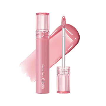 Rom&Nd Glasting Color Gloss (01 Peony Ballet) | Kbeauty, Plumping, Glossy, Moisturizng, Natural Color, Long-Lasting