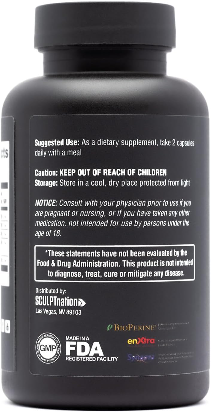 Sculpt Nation by V Shred Neuroctane Nootropic Brain Supplement for Concentration, Brain and Memory Support, Natural Energy and Focus Supplement - 60 Gluten-Free Capsules : Health & Household