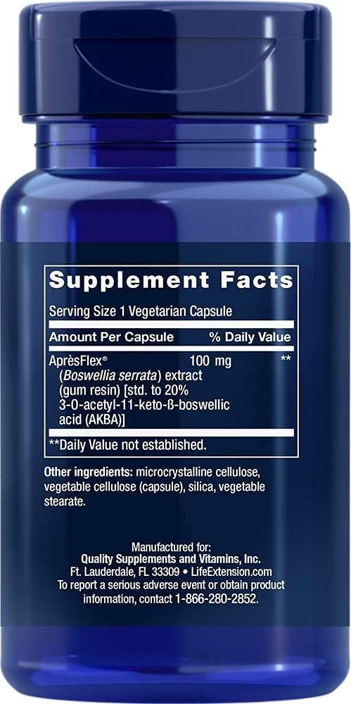 Life Extension - 5-Lox Inhibitor with Apresex - 100 Mg - 60 Vcaps (Pack of 3)