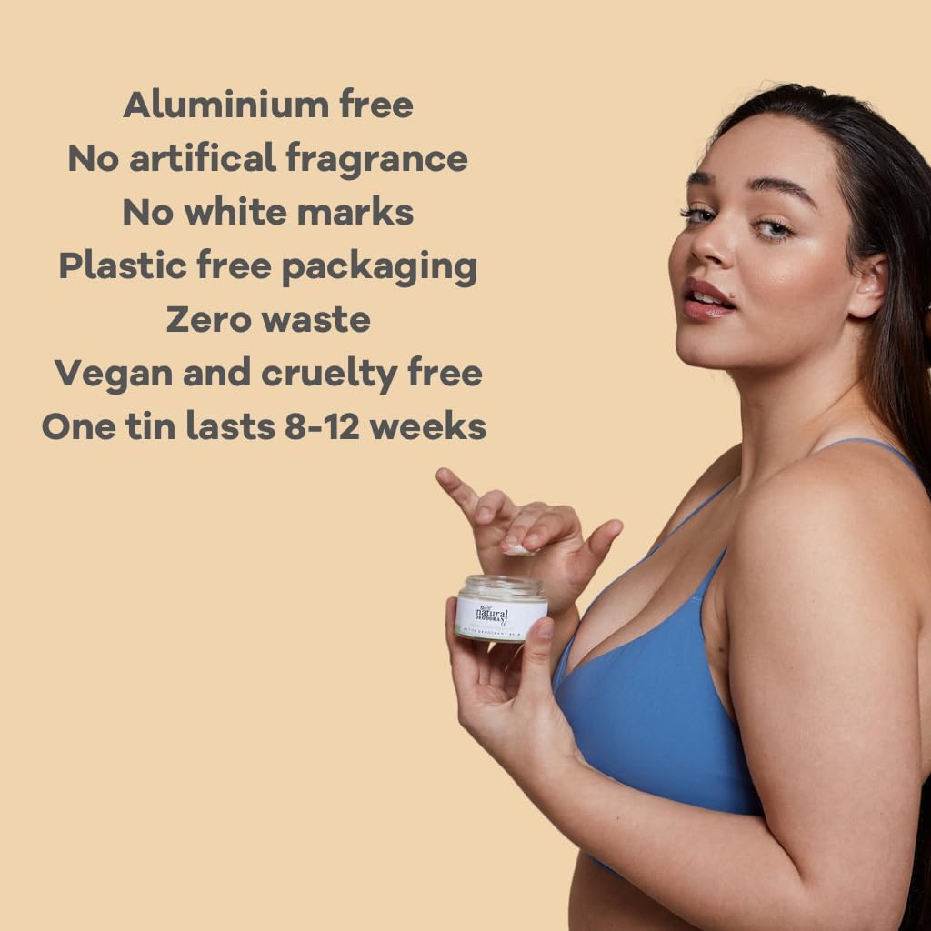 The Natural Deodorant Co, Teen Deodorant Balm Citrus Crush 55g, For Teens or Tweens, Aluminium Free, Plastic Free : Amazon.co.uk: Beauty