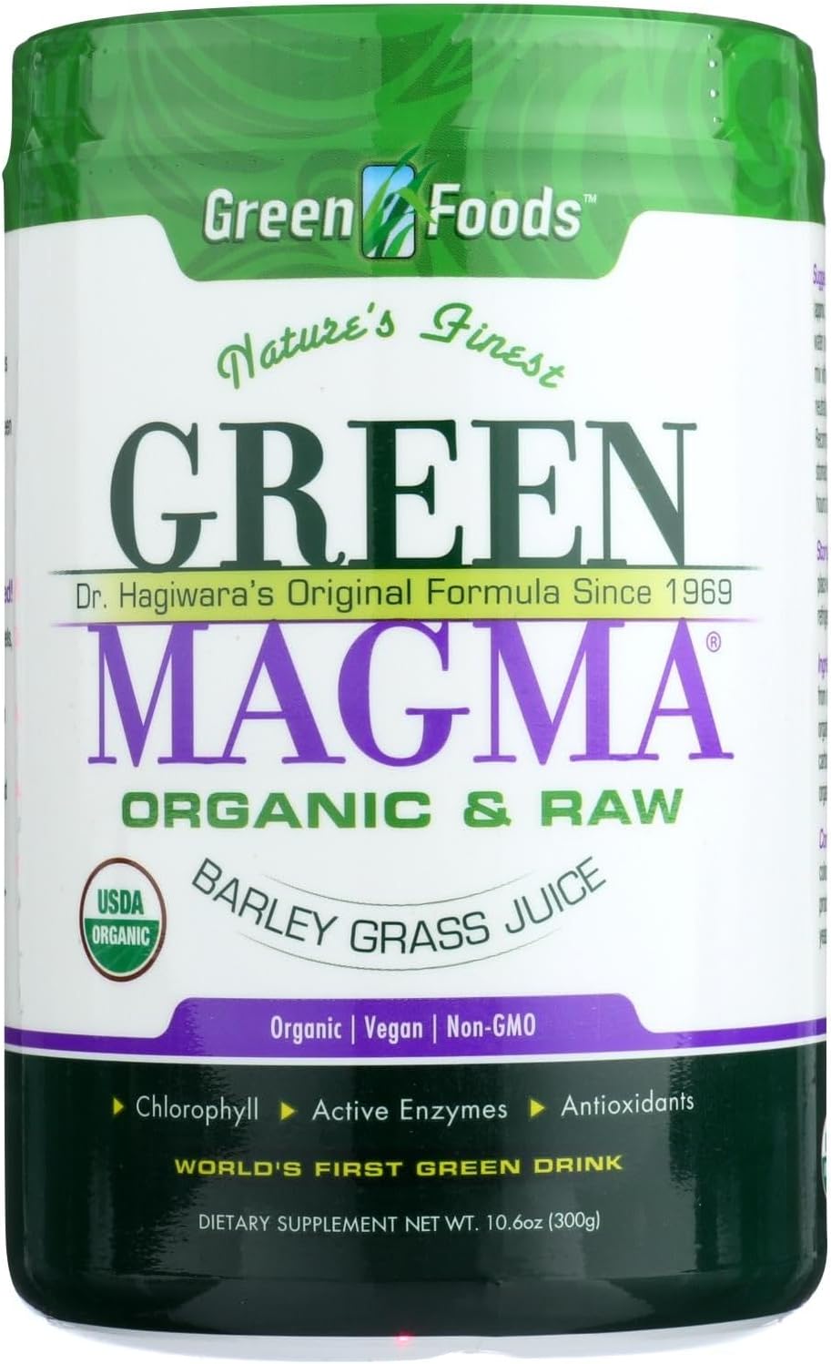 Green Foods, Green Magma Organic, 10.6 Ounce