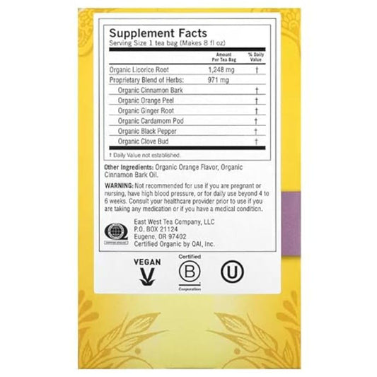 Organic Egyptian Licorice 16 Tea Bags By Yogi Tea