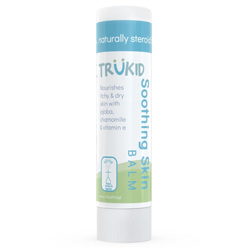 TruKid Soothing Skin Therapy Balm - Relieves Itchiness & Irritation, Perfect for On-The-Go, Natural & Non-Toxic Ingredients, Steroid-Free, Fits Anywhere, Pediatrician-Tested, Planet Friendly, 0.55oz