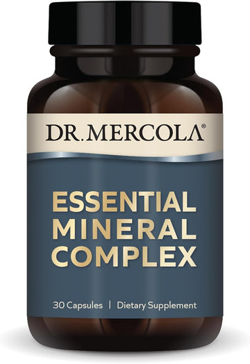 Dr. Mercola Essential Mineral Complex, 30 Servings (30 Capsules), Dietary Supplement, Supports Healthy Immune Function, Non-GMO