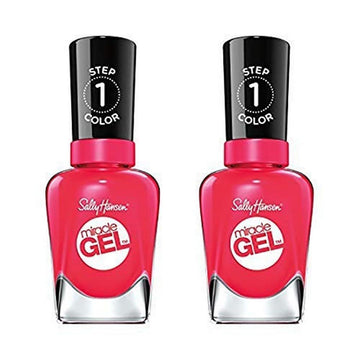 Sally Hansen Miracle Gel Nail Polish, Shade Pink Tank #329 (Pack Of 2)