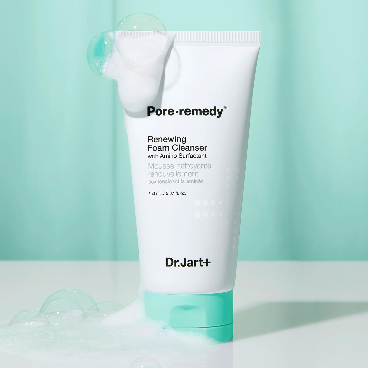 Dr.Jart+ Pore.Remedy Renewing Foaming Face Wash Cleanser with Glycerin | Korean Skin Care, 5.07 fl oz : Beauty & Personal Care