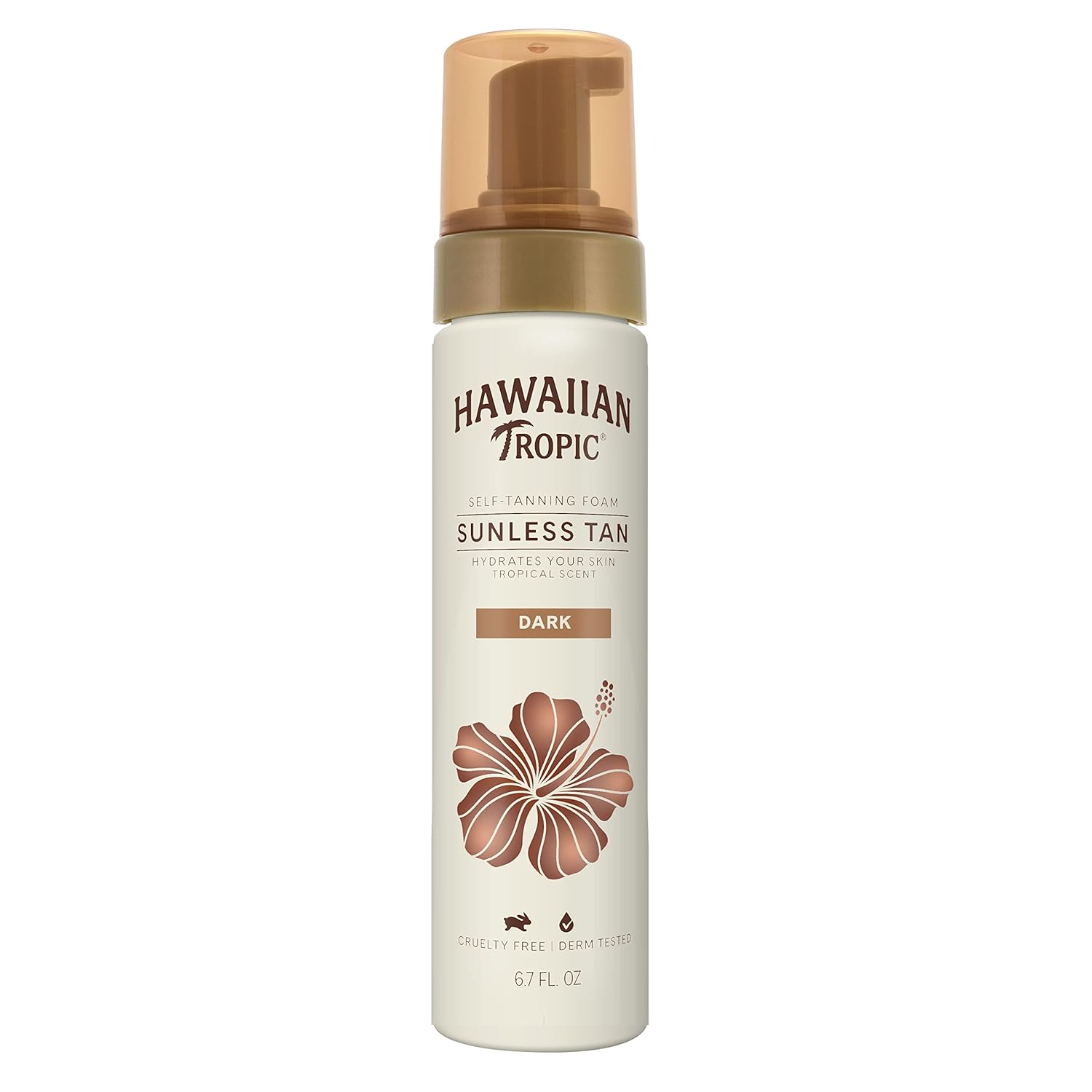 Hawaiian Tropic Sunless Tan Dark Self-Tanning Foam, 6.7Oz | Self Tanner Dark, Sunless Tanner, Sunless Tanning Foam, 6.7Oz