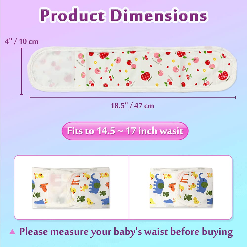 Mybow Umbilical Cord Cover for Newborn Baby Belly Button Band Tummy Wrap Infant Abdominal Binder Umbilical Hernia Belt Baby Colic Wrap Belly Protector Cloth Wrap : Baby