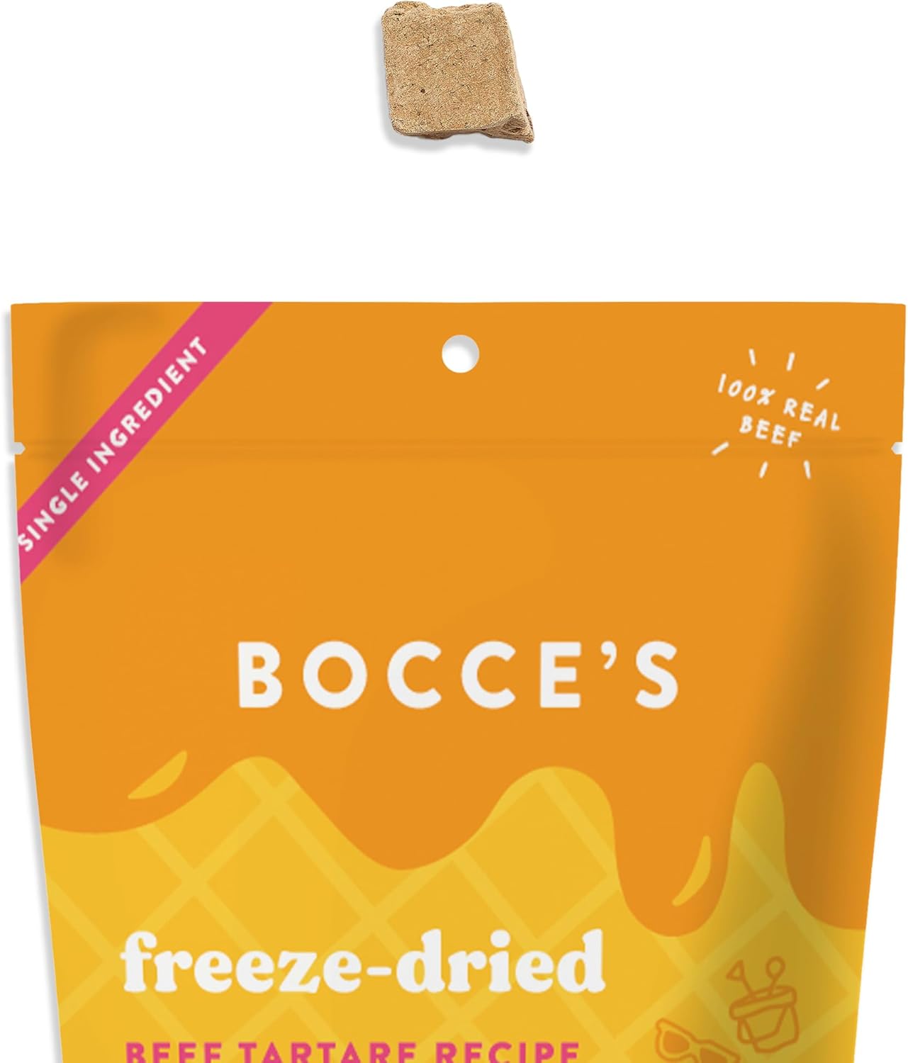 Bocce's Bakery Freeze Dried Beef Tartare Treats for Dogs - All-Natural, Freeze-Dried Treats Made with One Ingredient, Made in The USA, 3 oz : Pet Supplies