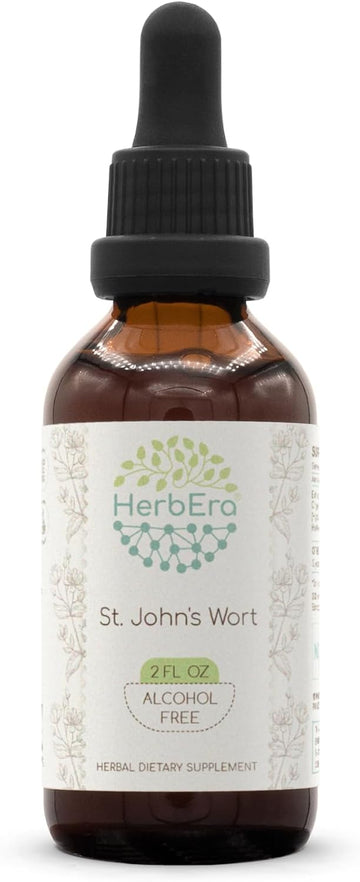 St. John'S Wort B120 Alcohol-Free Herbal Extract Tincture, Super-Concentrated Saint John'S Wort (Hypericum Perforatum) Dried Herb (4 Fl Oz)