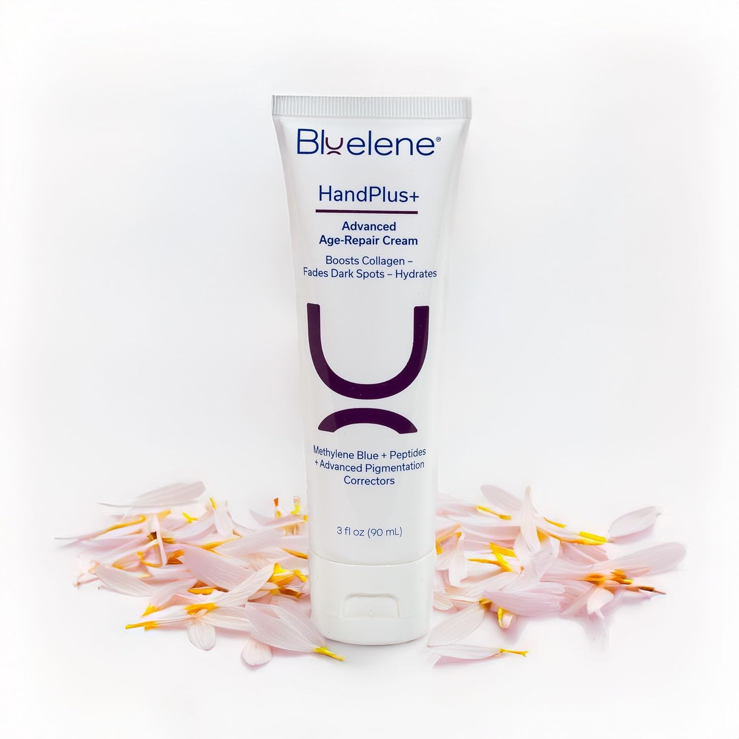 Bluelene Handplus+ Collagen Boosting Advanced Age Repair Cream With Methylene Blue And Niacinamide, And Hexylresorcinol And Tranexamic Acid. Deep Hydration. Suitable For Sensitive Skin : Beauty & Personal Care