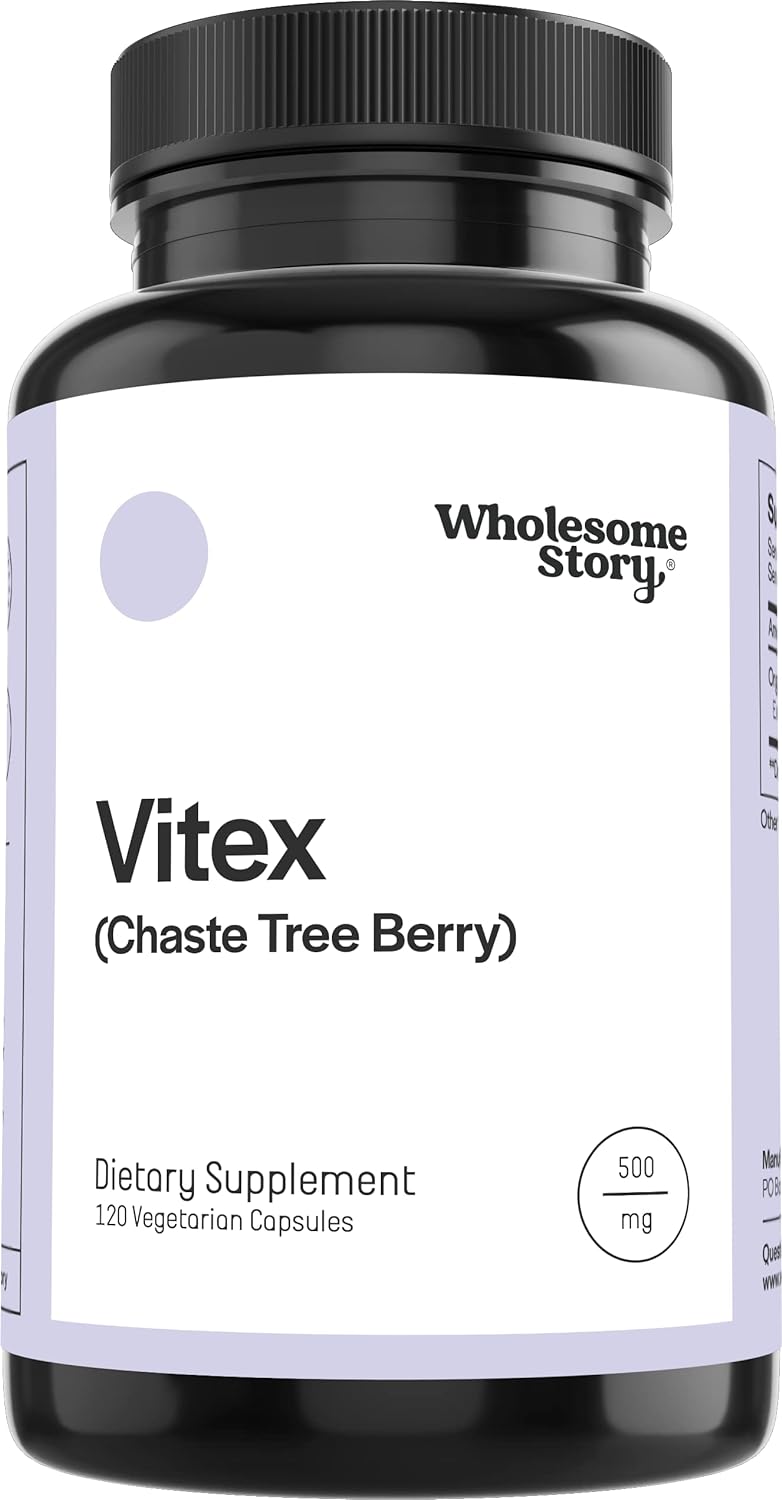 Vitex Supplement for Women | Vitex Chasteberry Supplement for Women | Chaste Tree Berry Supplement | Vitex Agnus-Castus | Vitex Berry Fruit | Hormone Balance & Fertility Support | 120 Capsules