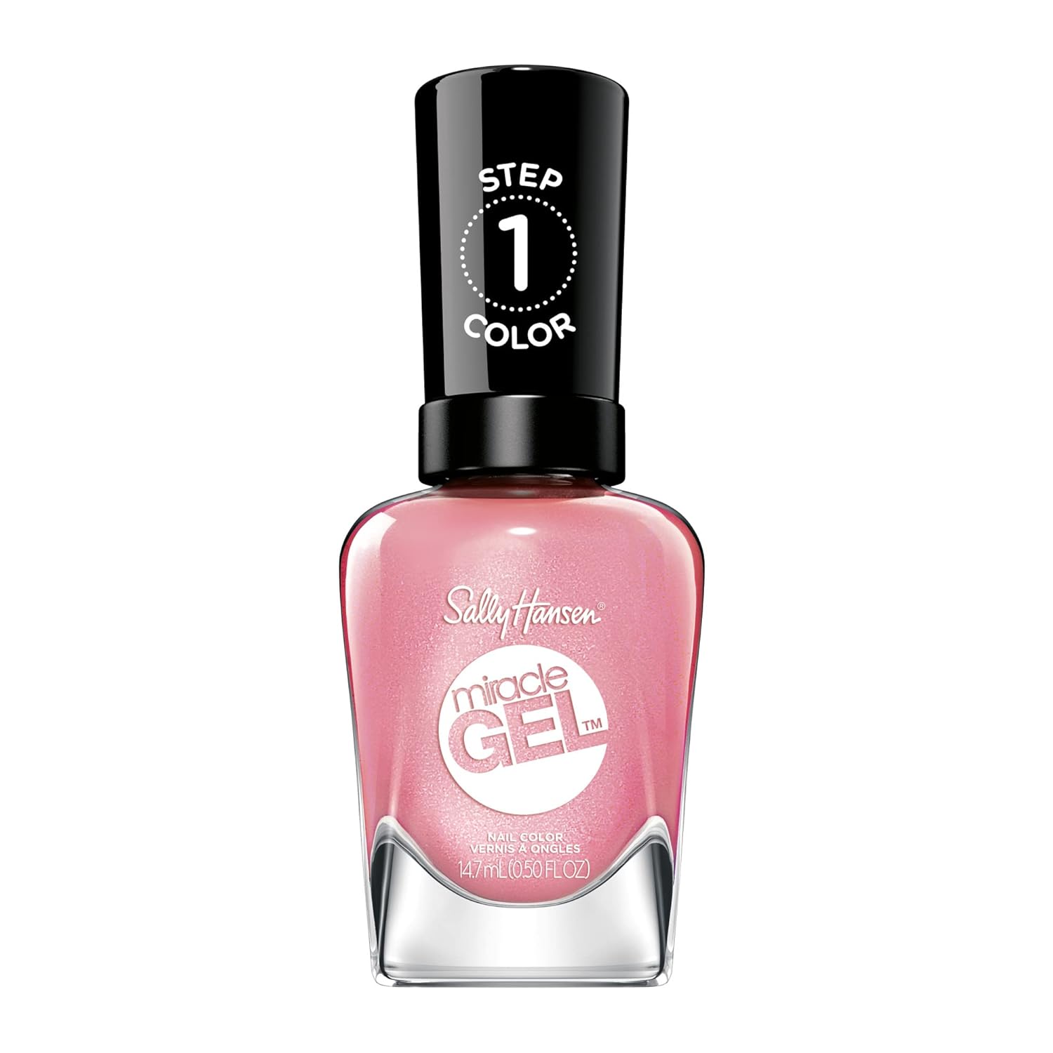 Sally Hansen Miracle Gel™, Travel Seekers Shell Yeah, Long Lasting, Gel-Like Formula, No Uv Lamp Needed, Pink Nail Polish