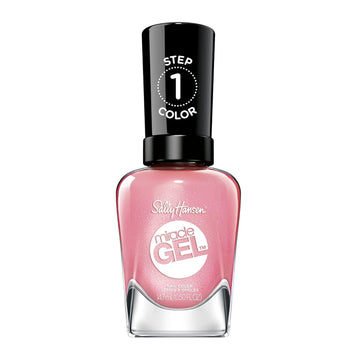 Sally Hansen Miracle Gel™, Travel Seekers Shell Yeah, Long Lasting, Gel-Like Formula, No Uv Lamp Needed, Pink Nail Polish