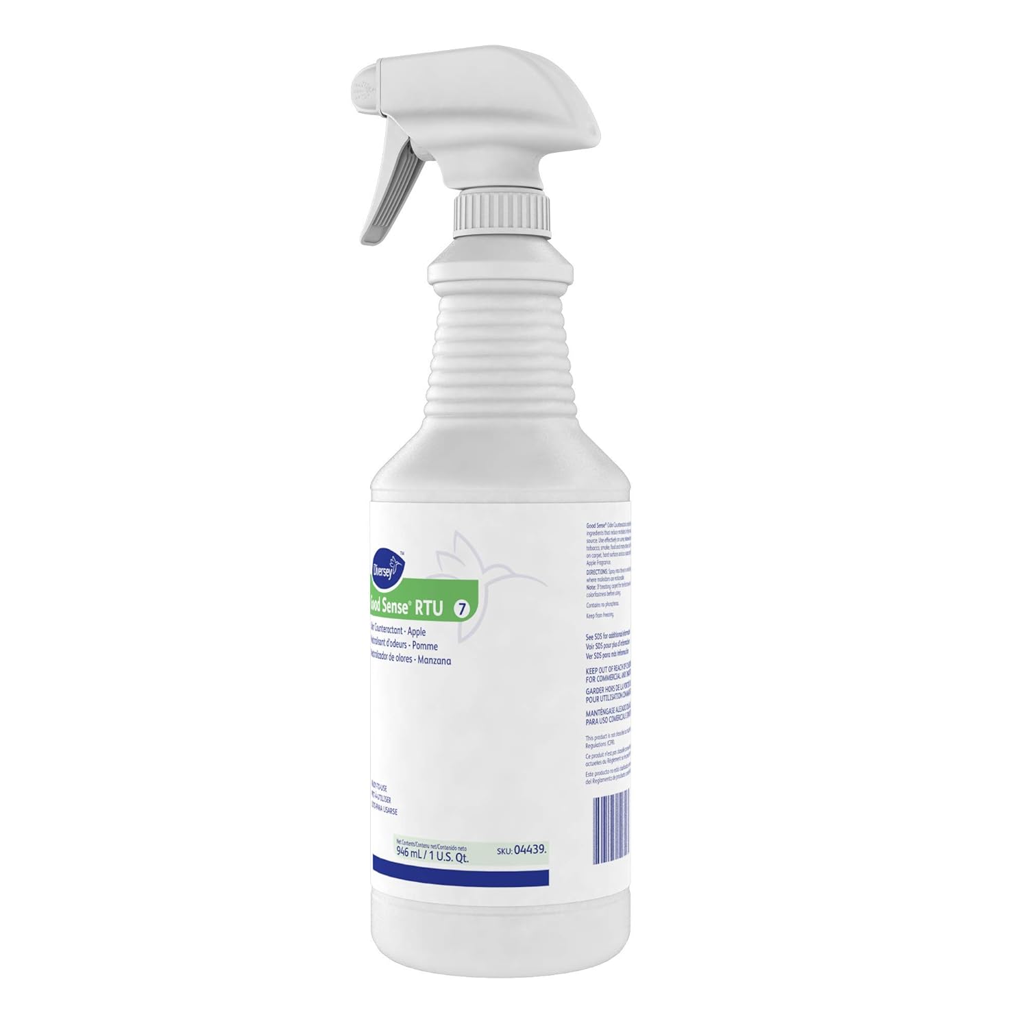Diversey Good Sense Rtu Liquid Odor Counteractant, Apple Scent, 32 Oz Spray Bottle: Industrial & Scientific