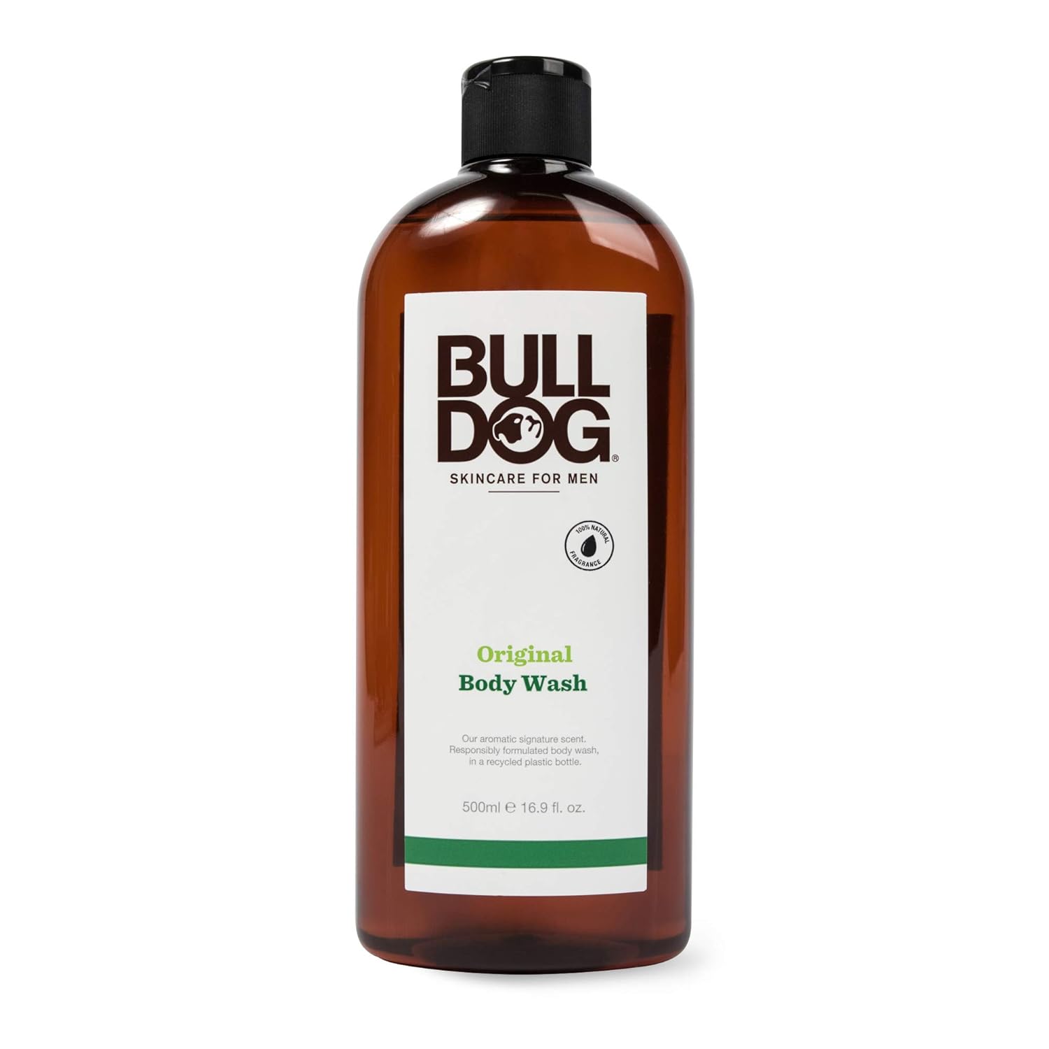Bulldog Mens Skincare And Grooming Body Wash, Peppermint And Eucalyptus, 16.9 Fluid Ounce
