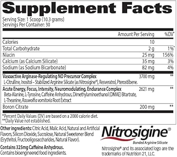 Gat Sport, Nitraflex Advanced Pre-Workout Powder, Increases Blood Flow, Boosts Strength And Energy, Improves Exercise Performance (Grape, 30 Servings)