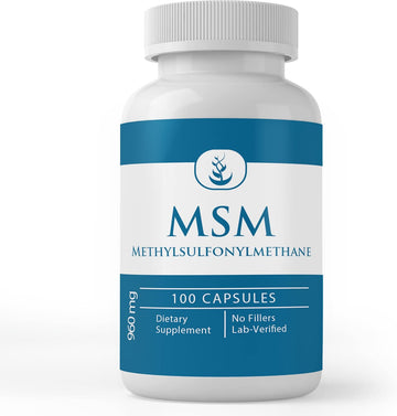 Pure Original Ingredients Msm, (100 Capsules) Always Pure, No Additives Or Fillers, Lab Verified