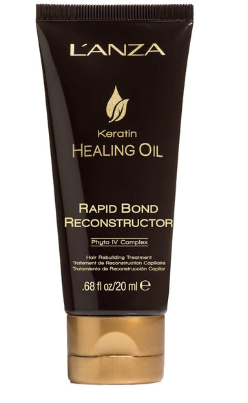 L'Anza Rapid Bond Reconstructor - Keratin Healing Oil Hair Care Bond Restore Treatment, Phyto Iv Complex Hair Repair Treatment For Damaged Hair & Dry Hair, Vegan Hair Split End Repair Serum