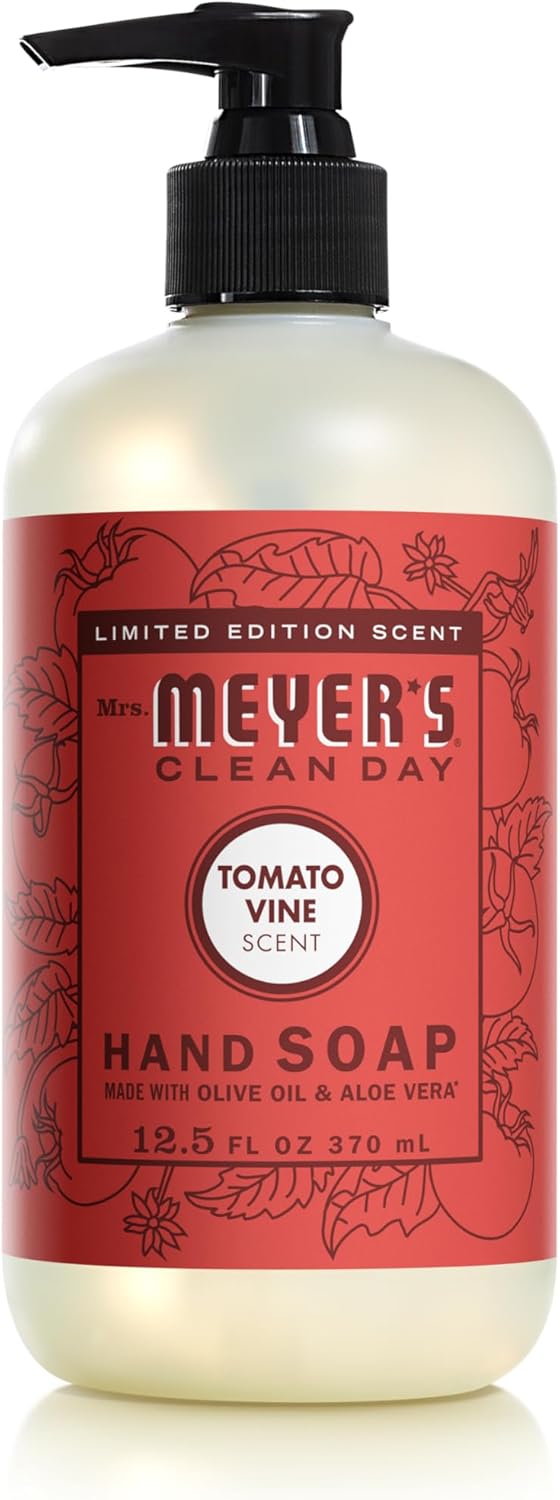 Mrs. Meyer'S Clean Day Liquid Hand Soap, Tomato Vine Scent, 12.5 Ounce Bottle