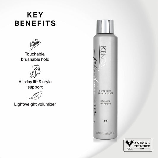 Kenra Platinum Boosting Spray-Foam 17 | Volumizing Styling Spray | All Hair Types