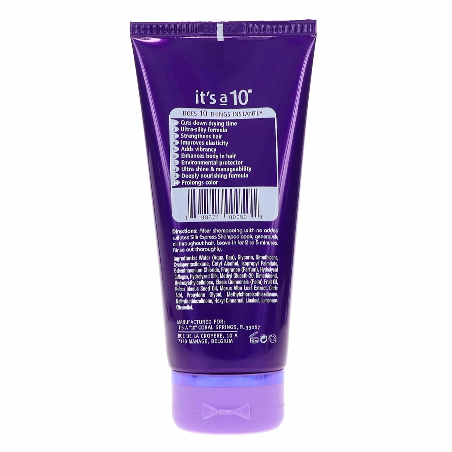 It's A 10 Silk Express Miracle Silk Conditioner for Unisex, 5 Ounce : Standard Hair Conditioners : Beauty & Personal Care