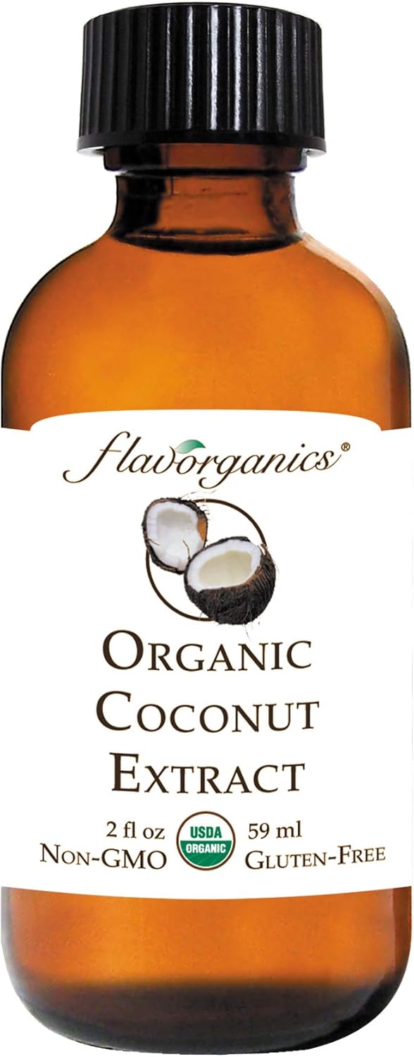 Flavorganics Organic Coconut Extract, 2 Ounce Bottle : Grocery & Gourmet Food