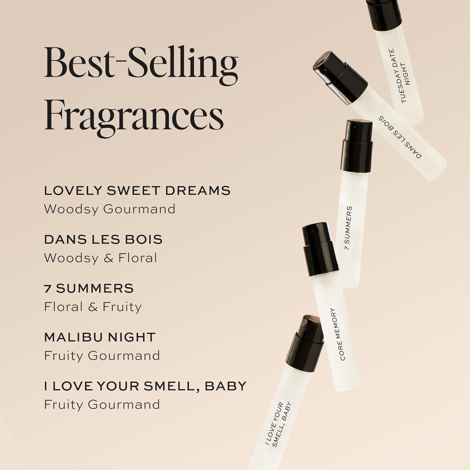 Dime Beauty Perfume Sampler, Hypoallergenic, Clean Perfumes, Eau De Toilette For Women (Set Of 5, 2 Ml) : Beauty & Personal Care