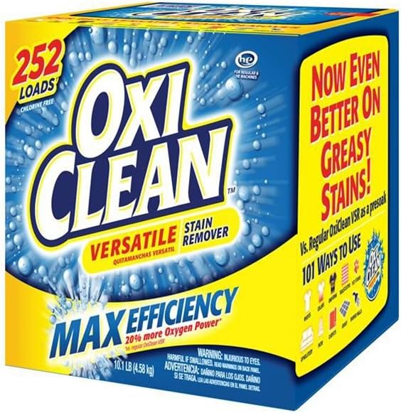 Oxi Clean Max Stain Remover, 252 Count : Health & Household