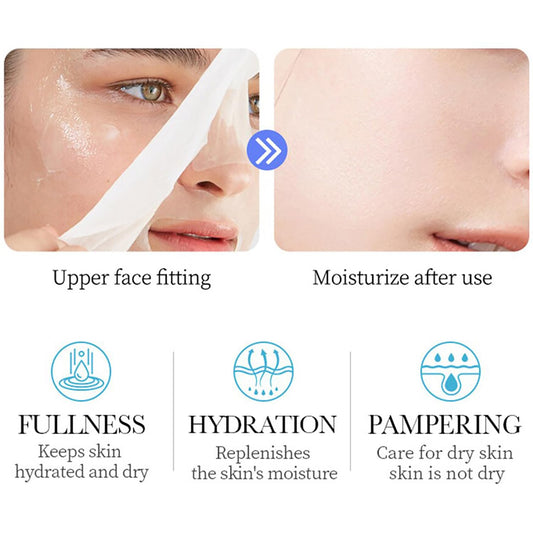 Bioaqua 96% Dense Moisturizing Face Collagen Protein Anti-Aging Anti-Wrinkle Facial Mask Skin Care 5X25G / 0.95Fl.Oz
