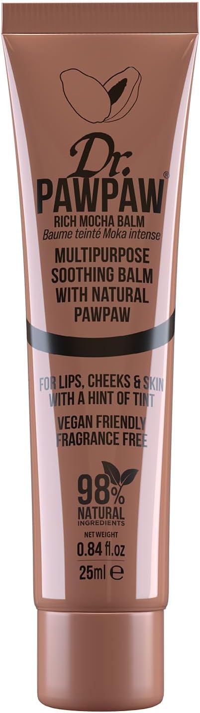 Dr. Pawpaw Multi-Purpose Balm | No Fragrance Balm, For Lips, Skin, Hair, Cuticles, Nails, And Beauty Finishing | 25 Ml (Nude Collection, 1 Pack)