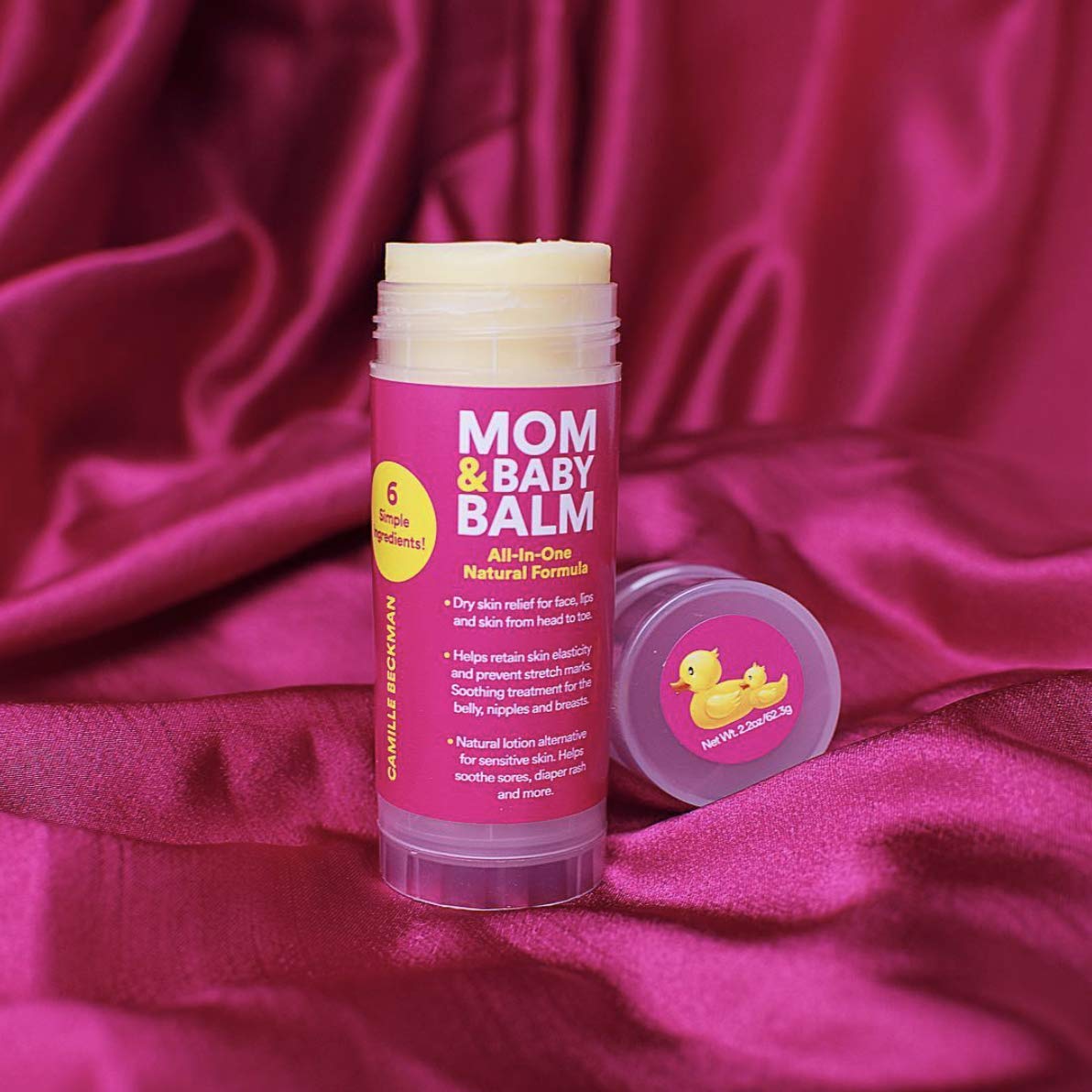 Camille Beckman, Mom & Baby Balm, All-in-One Natural Formula, 2.2 Ounce : Baby