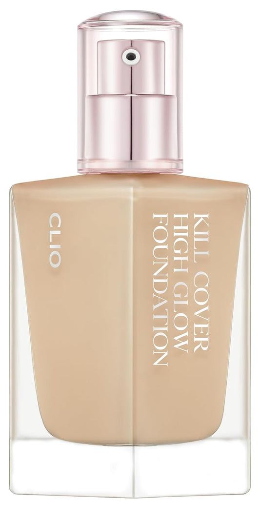 Clio Kill Cover High Glow Foundation (4 Ginger, 1.3 Fl Oz)