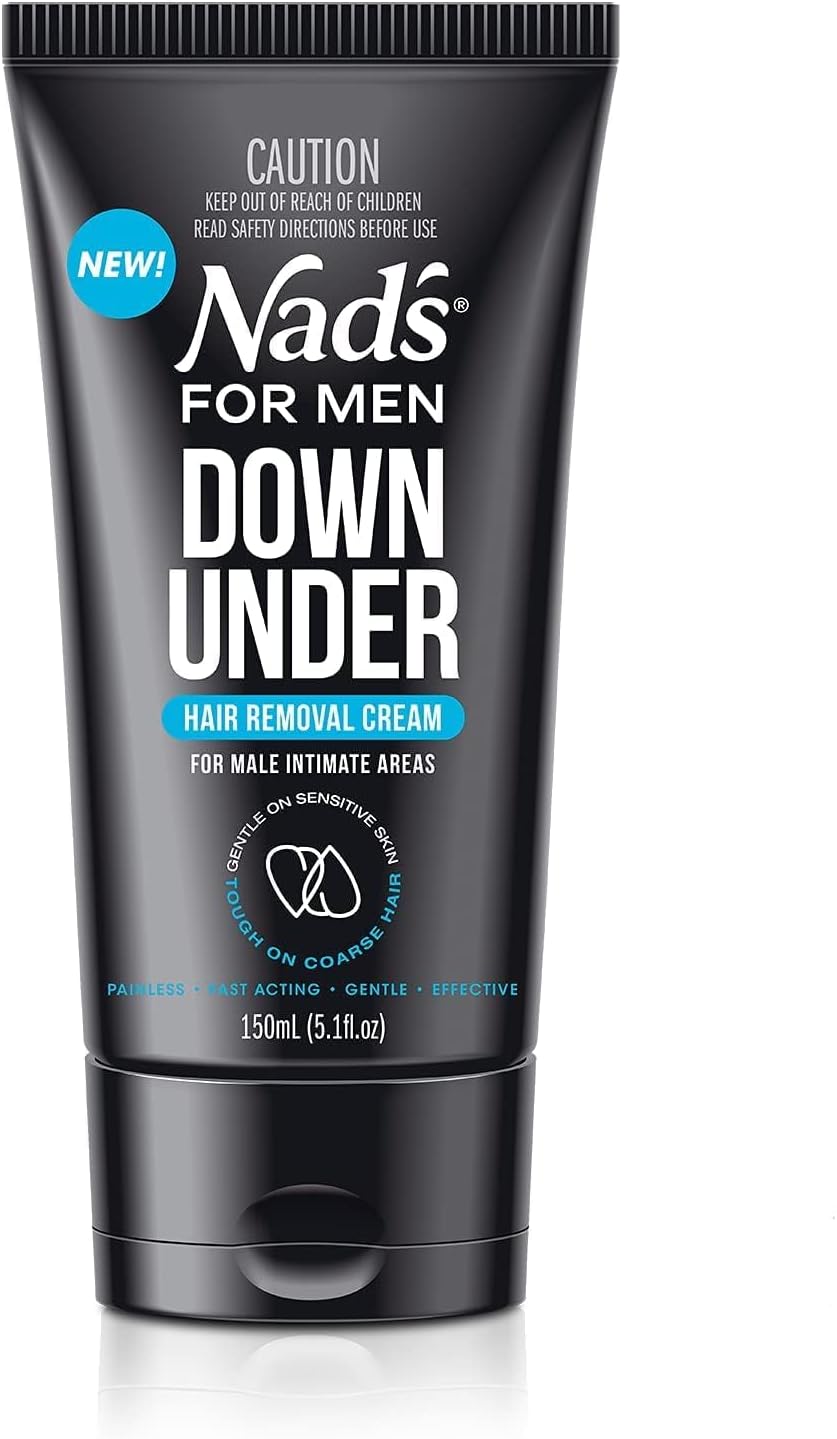 Nad'S For Men Down Under Hair Removal Cream, Hair Removal Cream For Male Intimate Areas And Genitals, ?All Skin Types 150 Ml