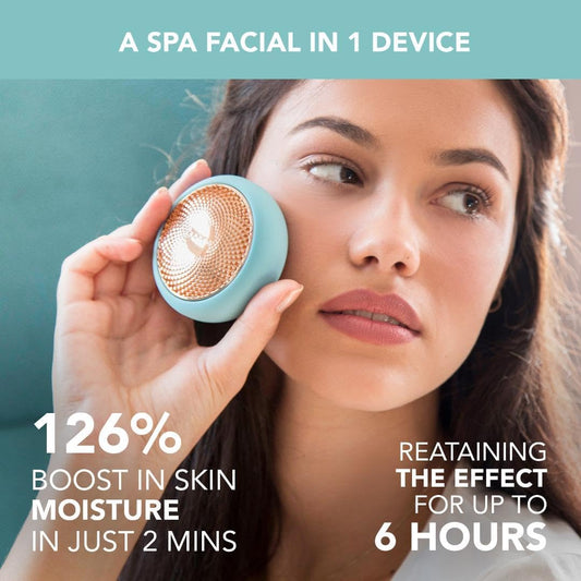 Foreo Ufo 2 Full Facial Led Mask Treatment, Full Led Spectrum & Red Light Therapy, Face Masks Beauty Treatment, Warming, Cooling, Face Massager, Moisturiser, Increased Skin Care Absorption, Pearl Pink