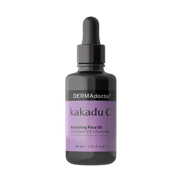 Dermadoctor Kakadu C Dermatologist Formulated Vitamin C Brightening Daily 3 In 1, Exfoliating Face Wash, Toner, Make Up Remover, Hydrating Facial Cleanser For Uneven, Dull Skin, Travel Size - 2.37 Oz