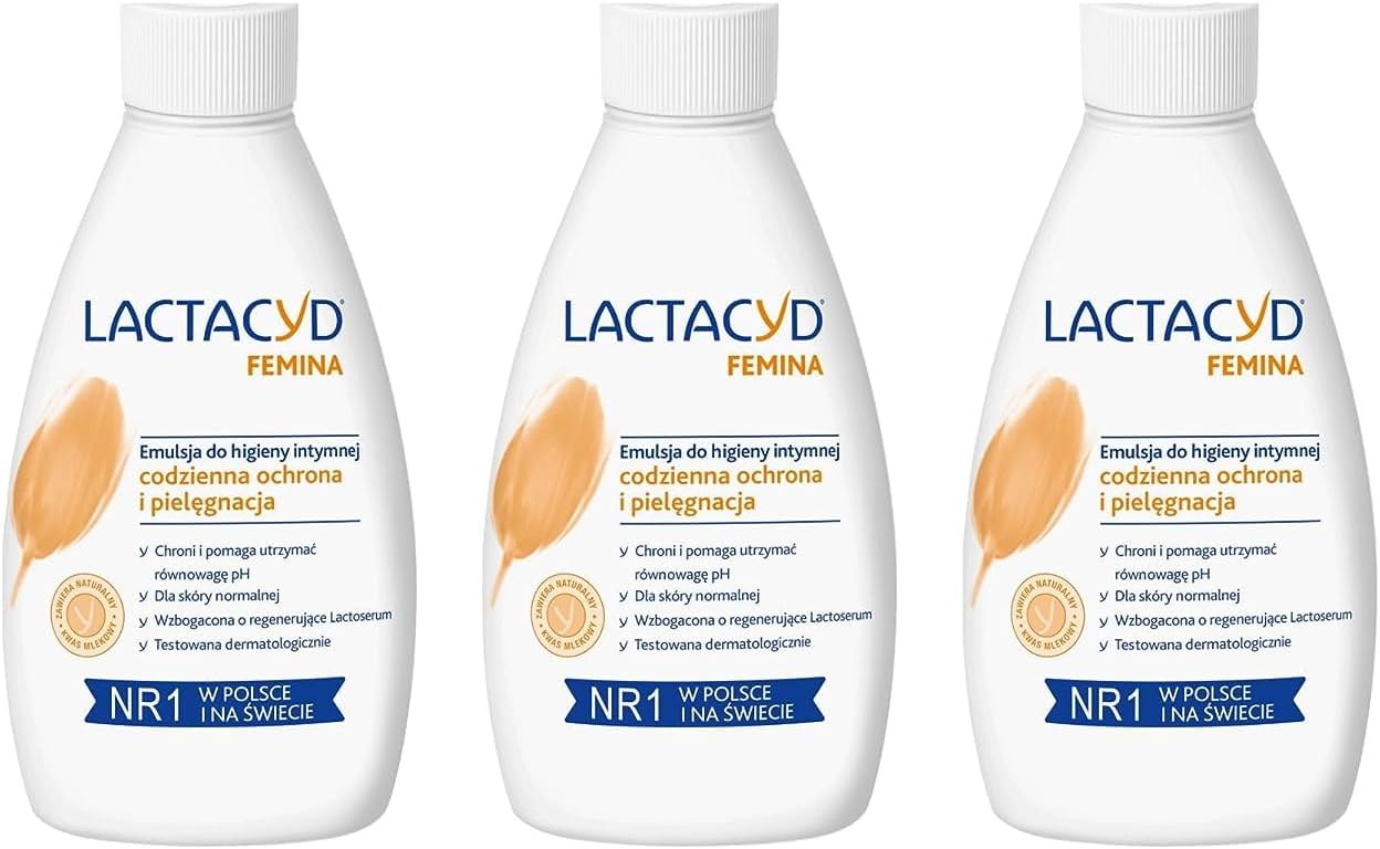 Lactacyd Femina Daily Protective Wash 200Ml X 3 Packs