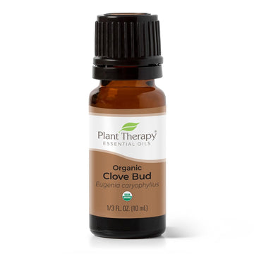 Plant Therapy Organic Clove Bud Essential Oil 100% Pure, Usda Certified Organic, Undiluted, Natural Aromatherapy, Therapeutic Grade 10 Ml ( Oz)