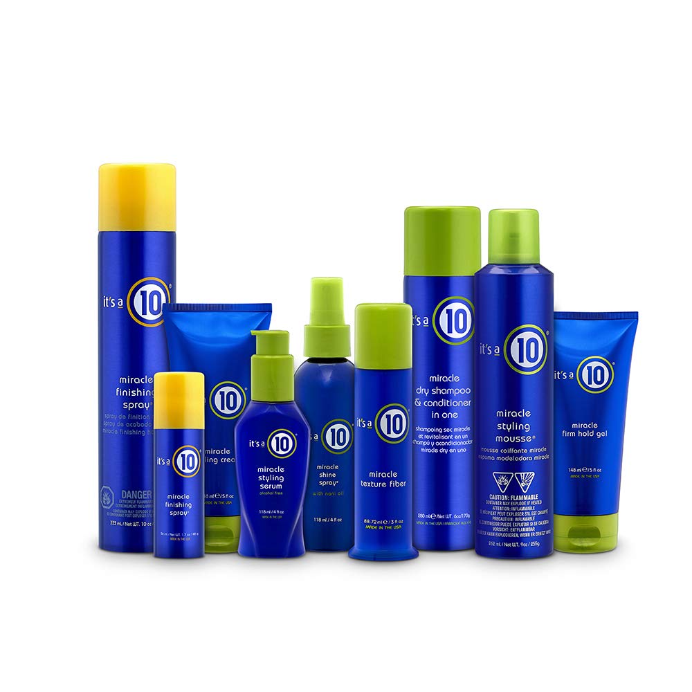 It's a 10 Haircare Miracle Styling Mousse, 9 fl. oz. (Pack of 3)