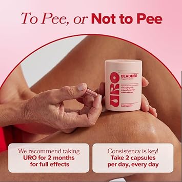 O Positiv URO Bladder Control Supplement for Urinary Urgency, Urinary Frequency, Urinary Leakage with Pumpkin Seed Extract, Soy Germ Extract, Saw Palmetto, 30 Servings (Pack of 1) : Health & Household