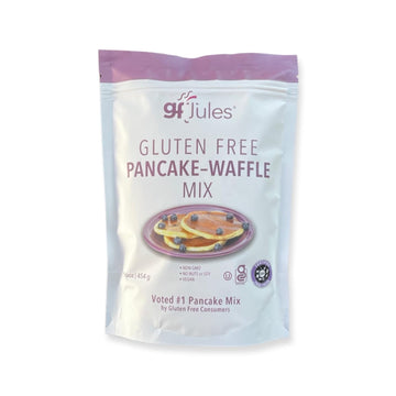 gfJules Certified Gluten Free Pancake & Waffle Mix | No Grit, Non-GMO, Vegan, Vegetarian, Kosher & Top 9 Allergen Free | Voted #1 by Gluten Free & Celiac Consumers | 16 Ounces