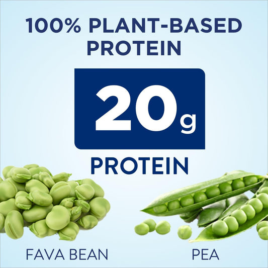 Ensure 100% Plant-Based Vegan Protein Nutrition Shakes With 20G Fava Bean And Pea Protein, Chocolate, 11 Fl Oz, 12 Count