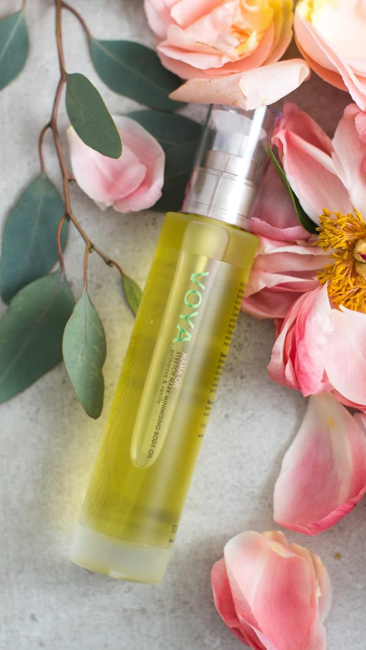 Voya | Mama Oil Stretch Mark Minimising Body Oil, Pregnancy, Organic Formulation, 100Ml