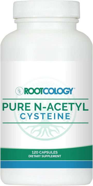 Rootcology By Dr. Izabella Wentz | Pure N-Acetyl Cysteine | (Nac) 900Mg | 120 Capsules