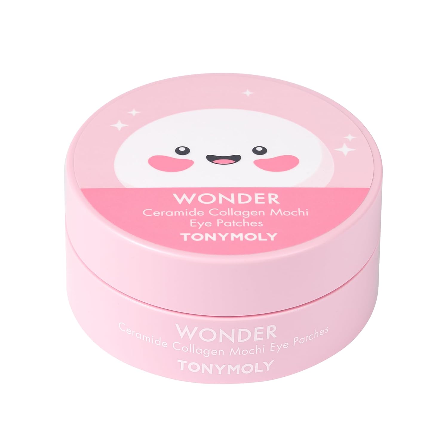 Tonymoly Wonder Ceramide Collagen Mochi Hydrogel Eye Patches, Valentine Gifts Restores Skin Barrier & Reduces Dark Circles, 84 G. (30 Pairs)