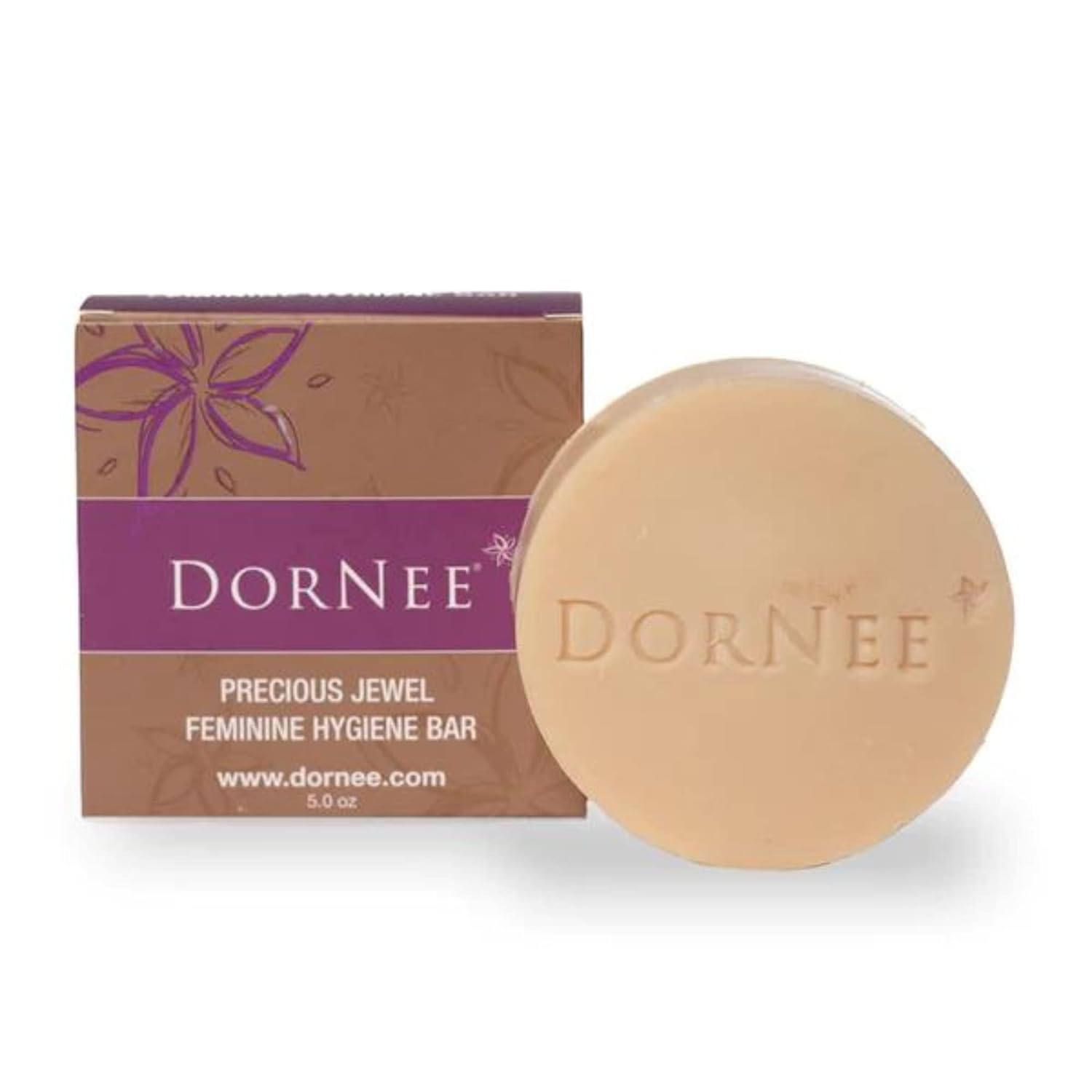 DorNee' Precious Jewel Bar Soap, Feminine Hygiene Soap, Gentle Vaginal Cleansing For Women, Yoni Soap, Cold Pressed, Eliminates Order, Fragrance-Free, PH Balanced (5 oz)