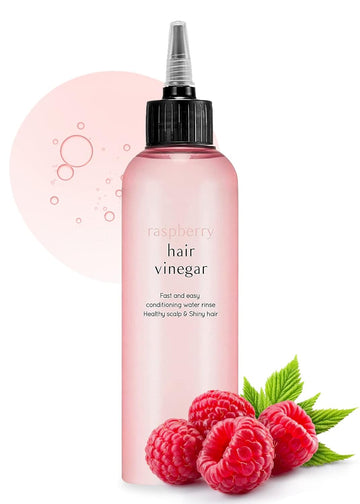 A’Pieu Raspberry Hair Vinegar Rinse 6.76 Fl Oz - Scalp Treatment For Balanced Ph, Shiny Hair | Korean Hair Care I Clarifies & Encourages Growth | Dandruff & Oil Control