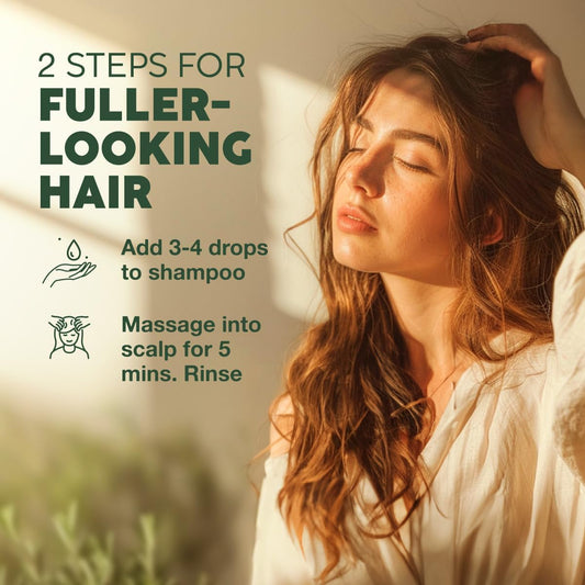 Kukka Rosemary Oil For Hair - 100% Natural Pure Rosemary Essential Oil For Skin Diffuser & Diy Soap Making Scent - Premium Quality Rosemary Hair Oil For Healthier Fuller Looking Hair (0.34 Fl Oz)